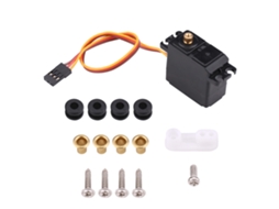 Servo Metal Gear À Prova D'água 2.2kg Acessório Controle Remoto Para Carros Rc 1/16 1/14 1/12