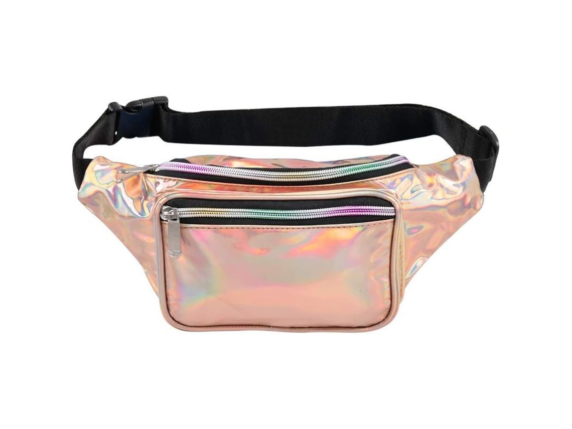 2026 bolsa de Cintura Holográfica Moda Rave Con Correa Ajustable para Mujeres Y Hombres