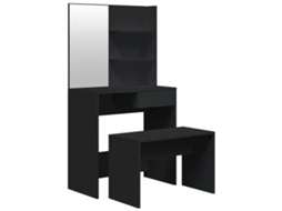 Dressing Table Set, Dressing Table Sets Vidaxl Preto Madeira Processada (n/a)