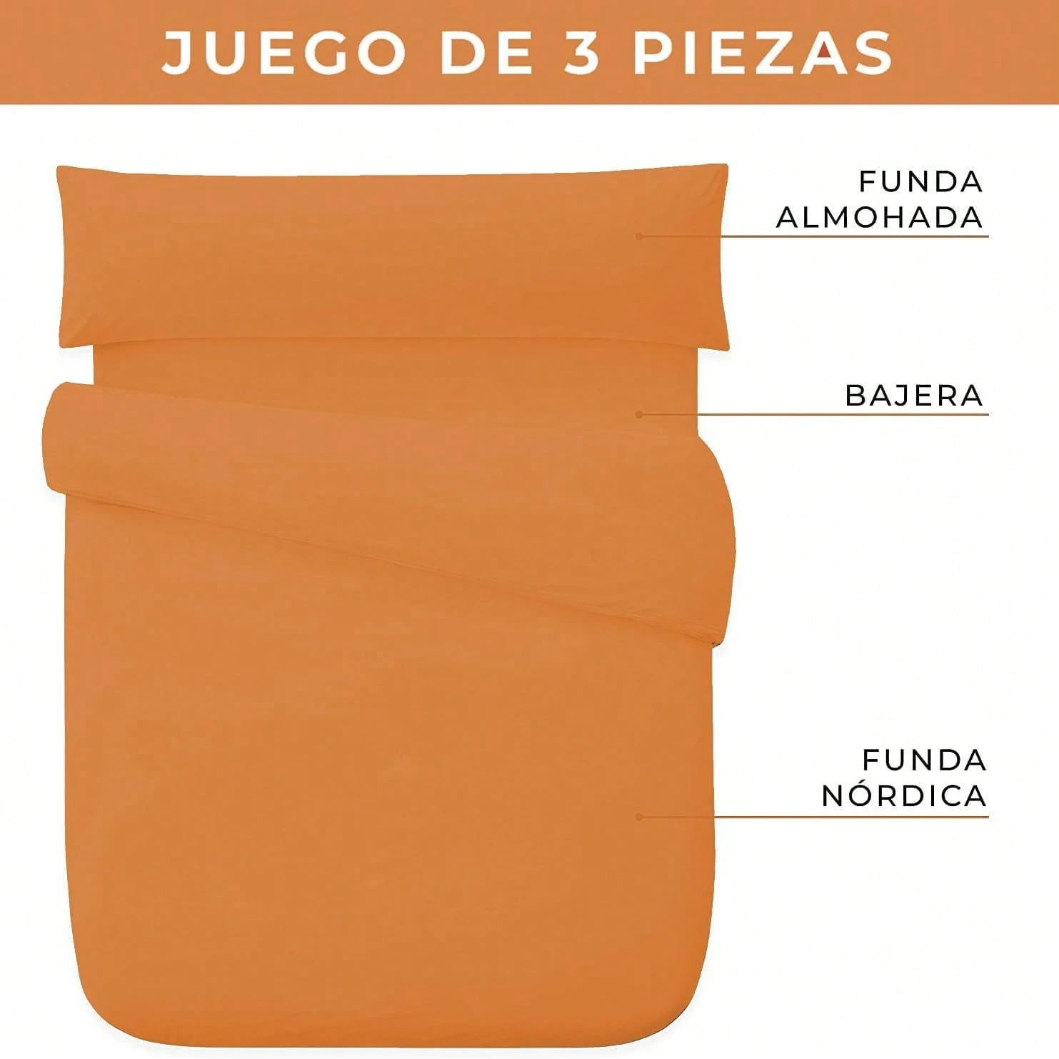 Conjunto Capa Edredom 3 Peças Lençol Elástico Fronha Microfibra Respirável Cama 90 180cm