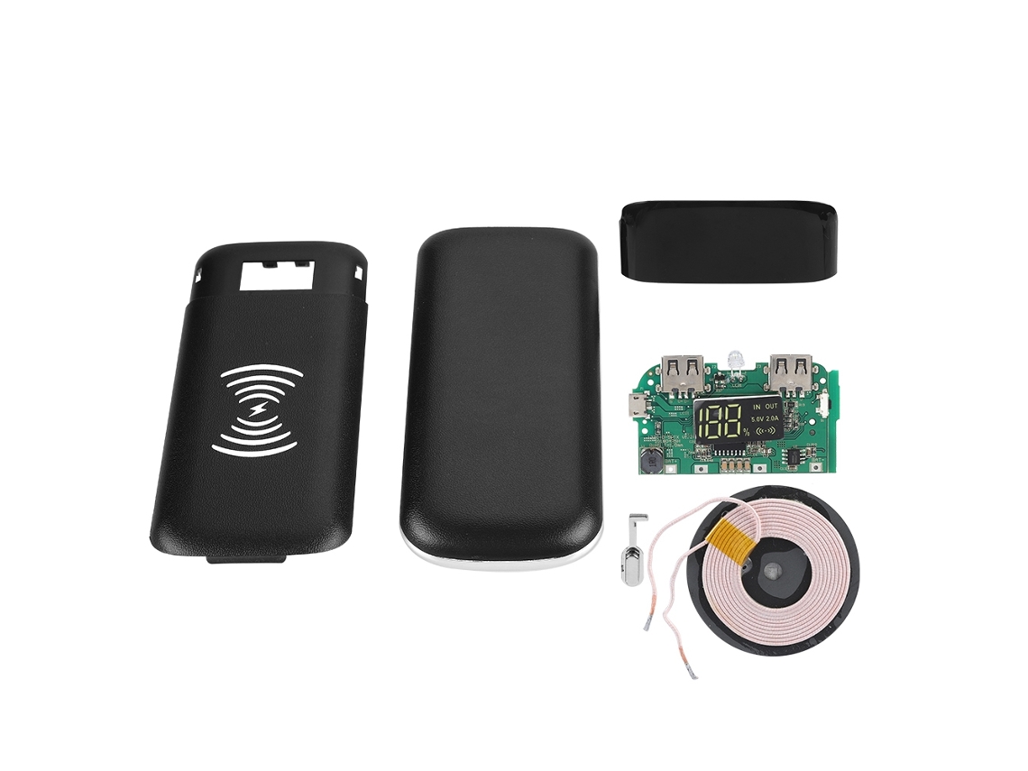 Carregador Sem Fio Qi LAXISCREED com Display Digital