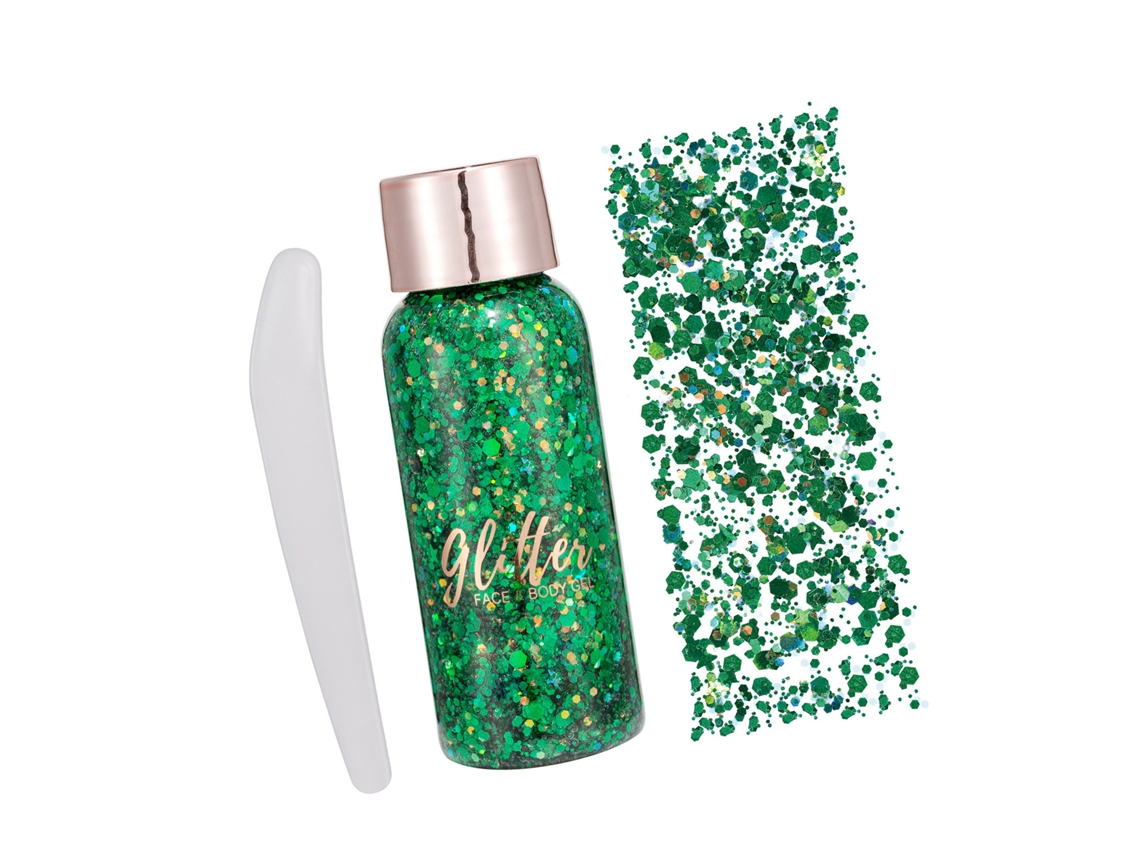 Handaiyan 30ml Glitter Líquido de Longa Duração para Rosto, Cabelo e Unhas com Efeito de Brilho Intenso