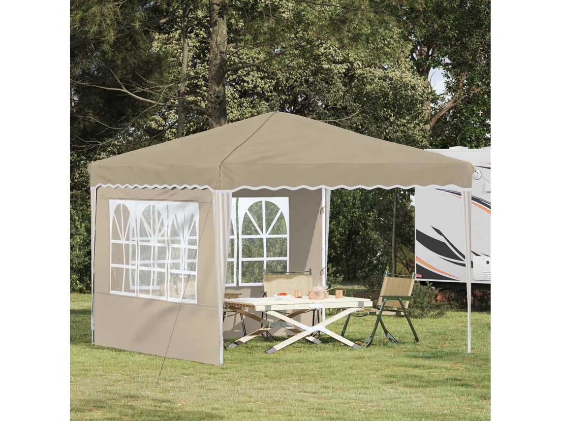 Vidaxl Tenda De Festa Pop-up 288 X 288 X 245 Cm Creme Tecido Oxford