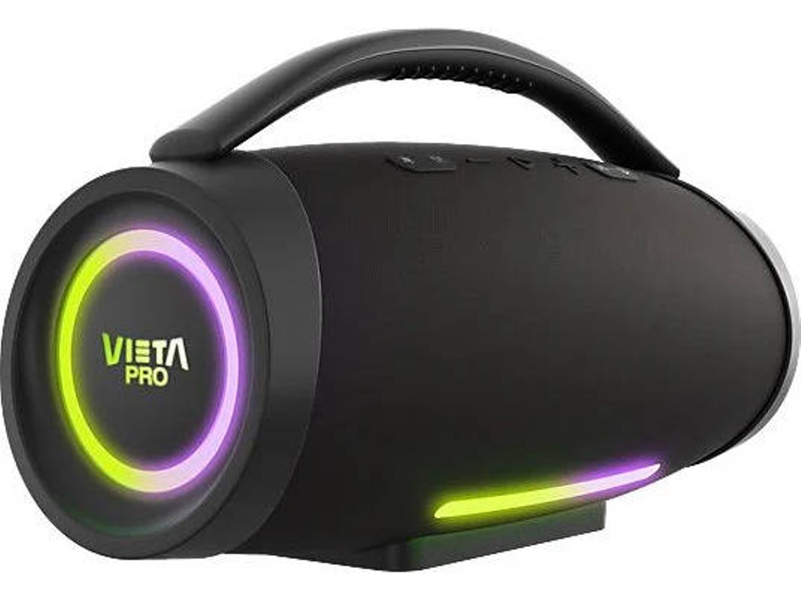 Coluna Bluetooth VIETA Pro Thunder 2 (150 W - Autonomia: 24 h - Preto)