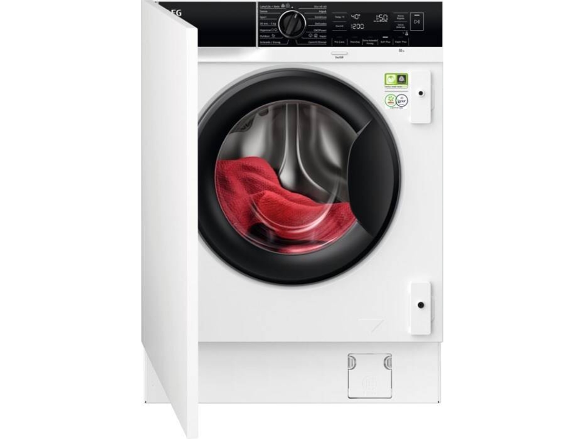 Máquina de Lavar Roupa Encastre AEG LFN8E8436C (8 kg - 1400 rpm - Branco)
