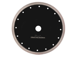 Disco de corte diamantado para serra circular, roda preta multifuncional para concreto, granito e mármore, 230 mm