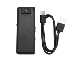 Câmara Corporal Portátil 1080p Com Clip Magnético, Lente Giratória De 180°, Ângulo Amplio E Bateria De 1000mah