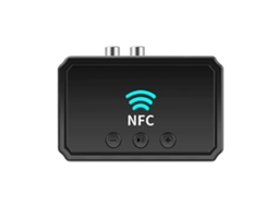 Adaptador Multifuncional Nfc Bt Receptor Áudio Transmissão Sinal Qualidade Som Sem Perdas Portas Usb Preto*