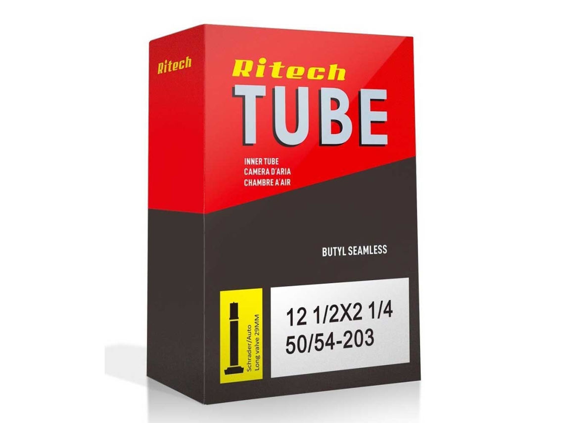 Tubo Interno Schrader 29 Mm Prateado 24´´ / 1.38Ritech