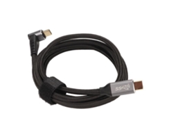 Cabo de Extensão Usb C de 90 Graus Cabo Usb C de 90 Graus 4K 60 Hz Compatível com Cabo Pd100W Tipo C 3.1 Gen2 HURRISE