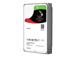 Disco rígido hdd 10to 7200tpm 6gb/s sata 256mo cache 8,9cm 3,5p 24x7 cmr para sistemas de montagem em rack nas e raid SEAGATE Ironwolf