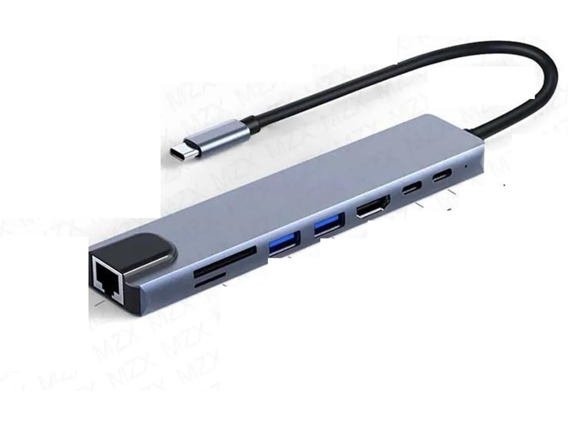 Estação de Acoplamento Usb c, Hub 3.0 Tipo A, Compatível com 4k, Reprodutor SFUSHOS