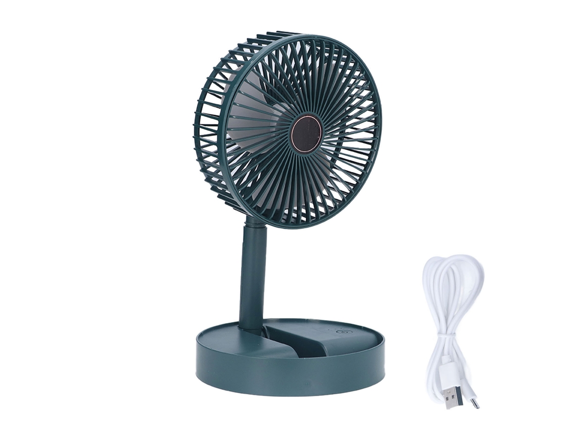 Ventilador Plegable Usb 3 Niveles Ajustable 180° Portátil