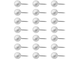 100-alfinetes Redondos Com Pérolas Imitadas Para Parede Alfinetes Resistentes Exibir Recados, Fotos E Lembretes No
