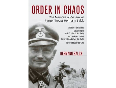 Livro order in chaos de hermann balck,carlo d'este (inglês)