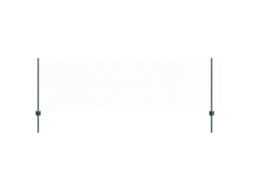 Conjunto 1 Painel De Cerca Vidaxl Verde Aço (100 X 0,8 M)