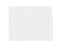 Conjunto 1 Cortina De Renda Vidaxl Branco Poliéster (220 X 500 Cm)