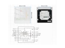 Termostato Digital Wifi Para Aquecimento De Caldeiras 5a: Econômico, 95-240v, Branco