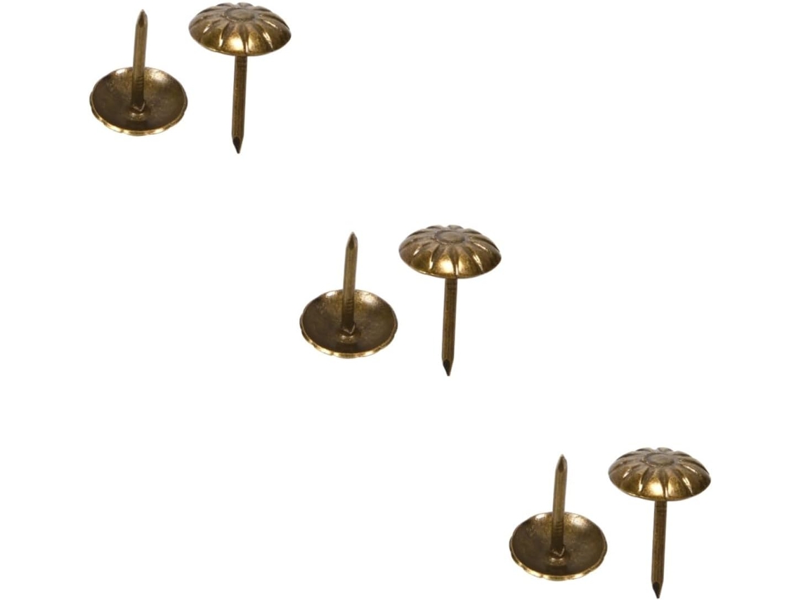 Tachas Decorativas Retrô Em Formato De Flor Da Série 3 Para