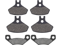 Pastilhas de Freio Universais 1/2 Par Dianteiras e Traseiras para 2x4 Efi Jogo Motocicletas Composto Granular