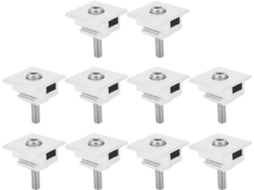 Conjunto De 10 Braçadeiras Para Painéis Solares, Suportes De Alumínio Para Painéis Solares, Acessórios Para Instalação