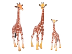 Ats figuras de Animais Família Girafas Modelos de Vida Selvagem Decoração Brinquedo Educatsivo para Crianças