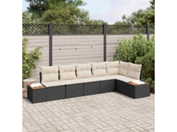 Vidaxl Conjunto De Sofá De Jardim 6 Unid. 6-número De Lugares