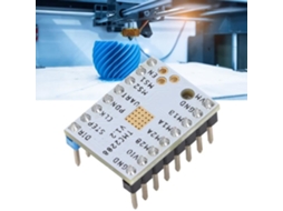 HURRISE Motor de Passo Dissipador de Calor Driver de Motor de Passo Tmc2208 V1.2 Acessórios de Computador para Impressora