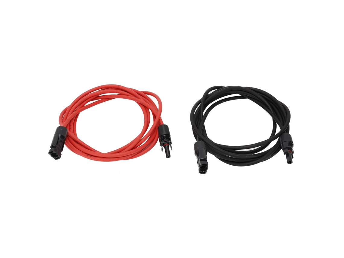 Cabo de extensão para painel solar de 10 AWG (com conector MC4, tensão de resistência de 1,8 kV)