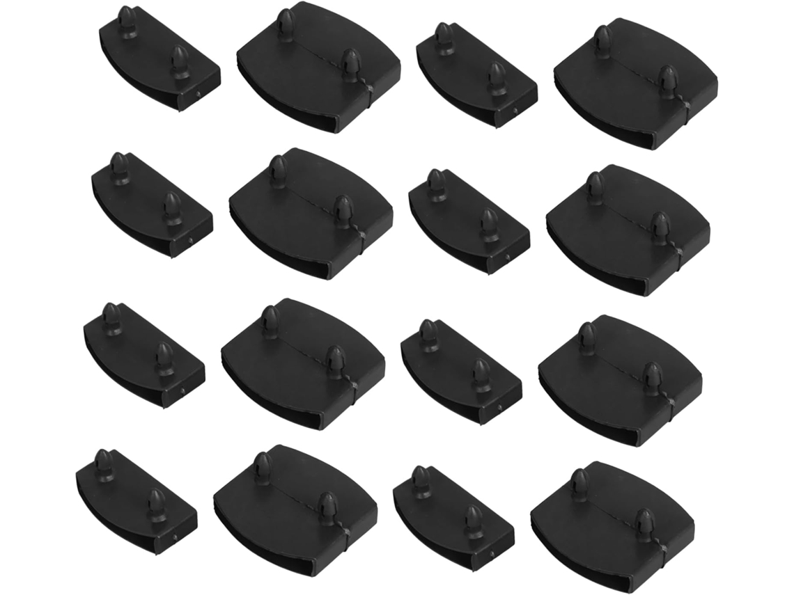 Kit Com 30 Peças De Suportes Plásticos Para Ripas Cama Casal, Ideais Para O Quarto