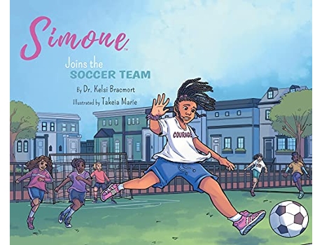 Livro Simone Joins the Soccer Team de Kelsi Bracmort (Inglês)