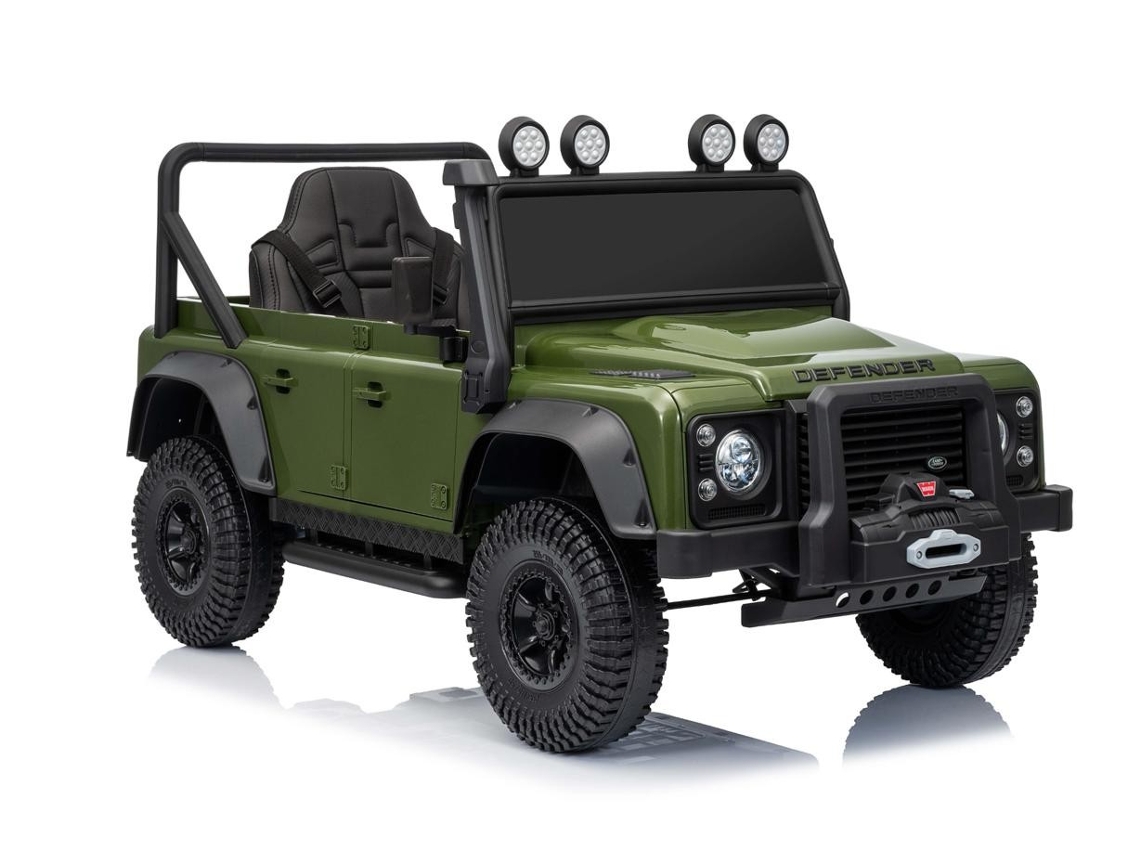 Land Rover Defender Elétrico De 24 V Para Crianças Verde Ataa