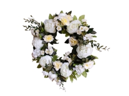Guirlanda de Flores Artificiais, Decoração de Primavera, Guirlanda para Porta Ou Janela, 40 Cm BRILVIBERA