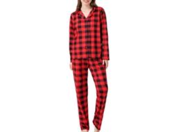 Laxiscreed Pijama De Natal Para Crianças 4-5 Anos Com Manga Longa, Estampa Divertida E Aquecido
