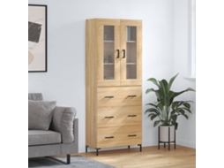 Vidaxl Armário Alto 69,5x34x180 Cm Derivados De Madeira Cor Sonoma