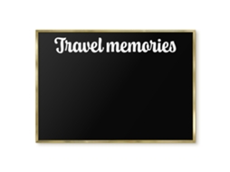 Magnetic Board Travel Memories For The Living Room Espelharte (100x70 Cm)