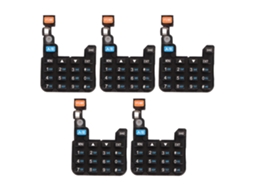 Teclado Numérico Para Rádio Walkie Talkie Baofeng Uv 5r 5ra 5rc 5re Bf F8hp Uv 5rx3 E Outros - 5 Peças