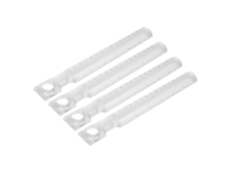 Conjunto De 4 Réguas Multifuncionais De Plástico Transparente Com Lupa