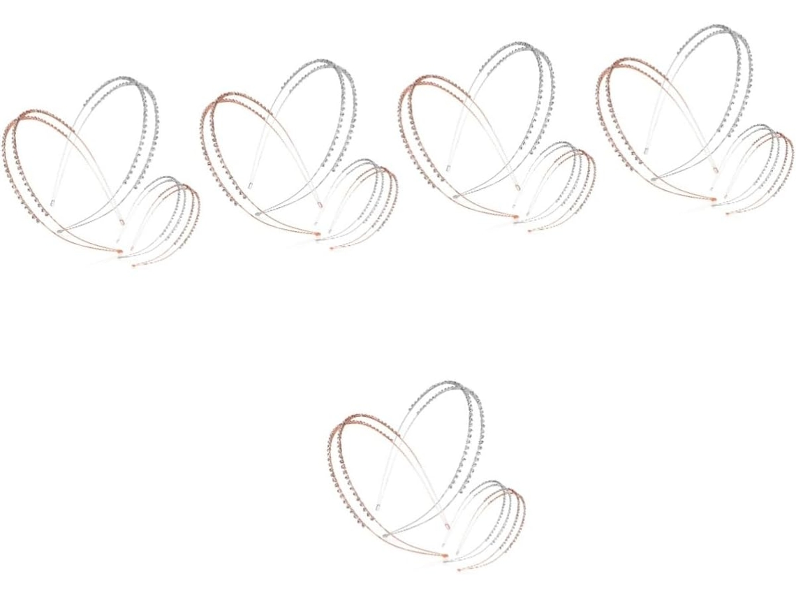 Conjunto De 20 Tiaras Com Strass Duplo Para Mulheres, Acessórios De Cabelo Deslumbrantes Perfeitos Para...