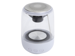 Alto Falante Portátil Sem Fio Bluetooth 5.0, Subwoofer, Luz Led Hifi, Alto Falante Estéreo, Branco Yunzii