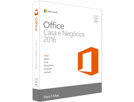 Software MICROSOFT Office Casa e Negócios Mac (1 Dispositivo - 1 ano - Mac) — Para MacBook | 1 dispositivo