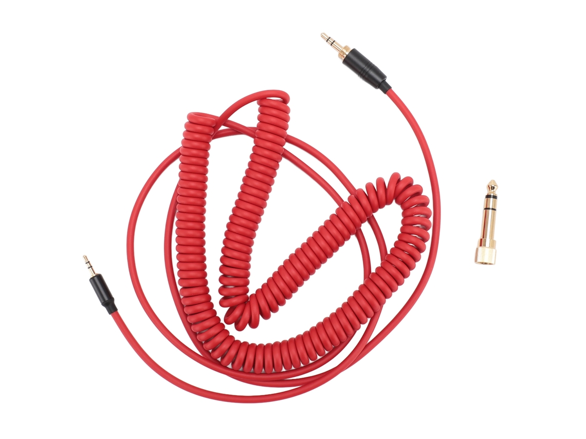 Cabo Enrolado LURELIA para fones, conector dourado, 2m