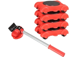 Rodízios Para Móveis Resistentes Com Elevadores, Conjunto De 4 Peças