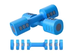 Conjunto De Halteres Ajustáveis 4 Em 1 1/1,5/2/2,5 Kg Conjunto De Pesos E Halteres De Metal Com Alças Antideslizantes E Design Quadrado Treinamento