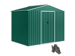 Cobertizo de Jardim BTFORUS 3,6 M², portas deslizantes, ventilação, verde