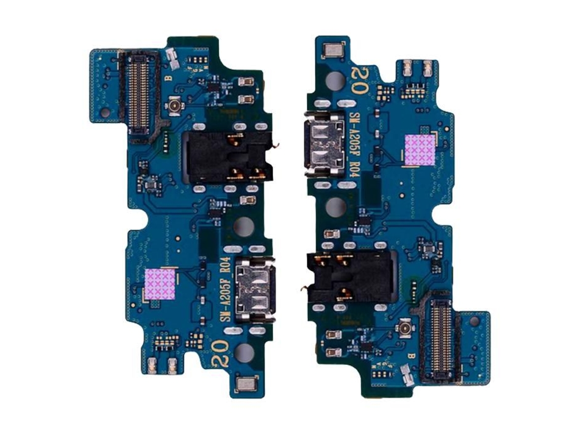 Conector de Carregamento de Base de Cabo Original Microfone Entrada para SAMSUNG Galaxy A21S A217F