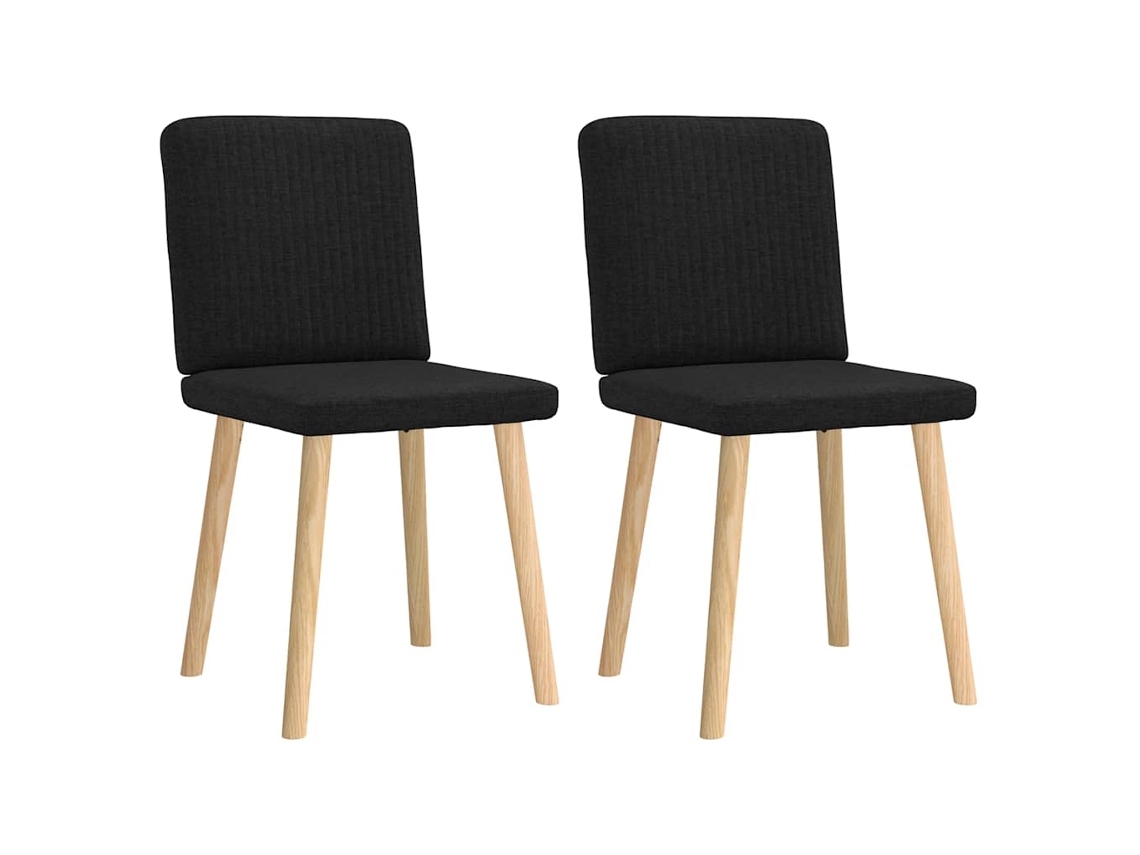 Dining Chair, Dining Chairs Vidaxl Preto Tecido (n/a)