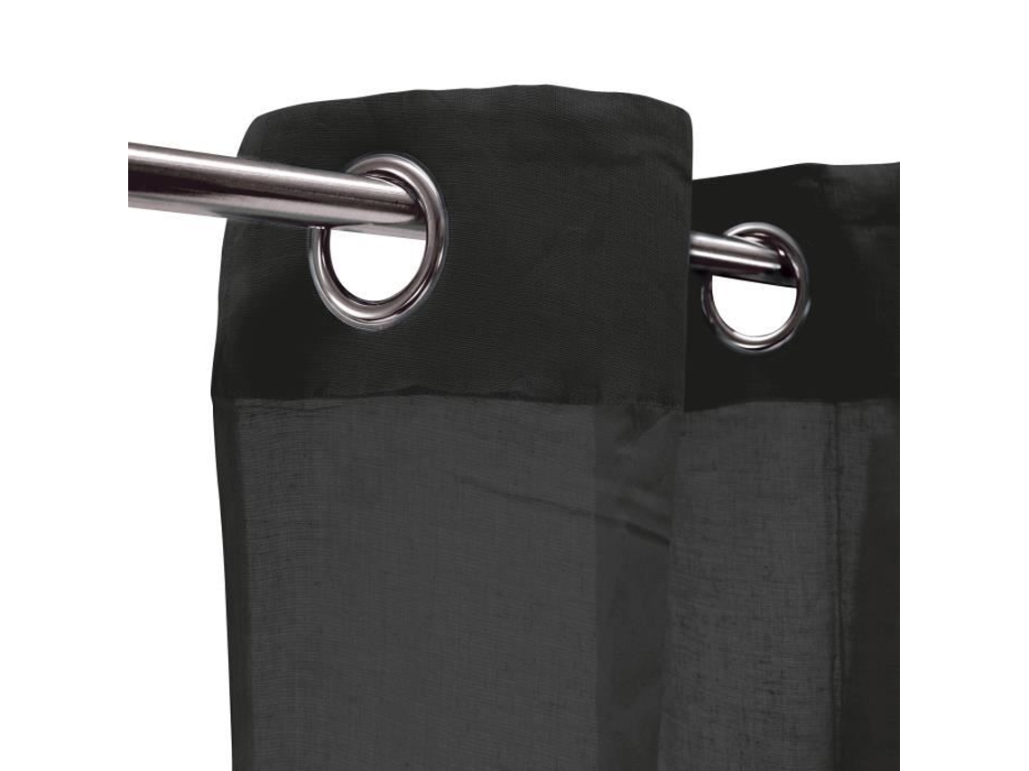 Voile 100% Algodão Preto 105x250 Cm THE DECO FACTORY