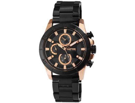 Relógio RAPTOR Limited Homem Multifuncional com Pulseira em Aço Inoxidável