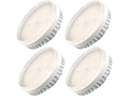 Lâmpada LED Nova Line GX53 9w, alumínio fundido, branco quente, 240v, economia de energia | S/MARCA